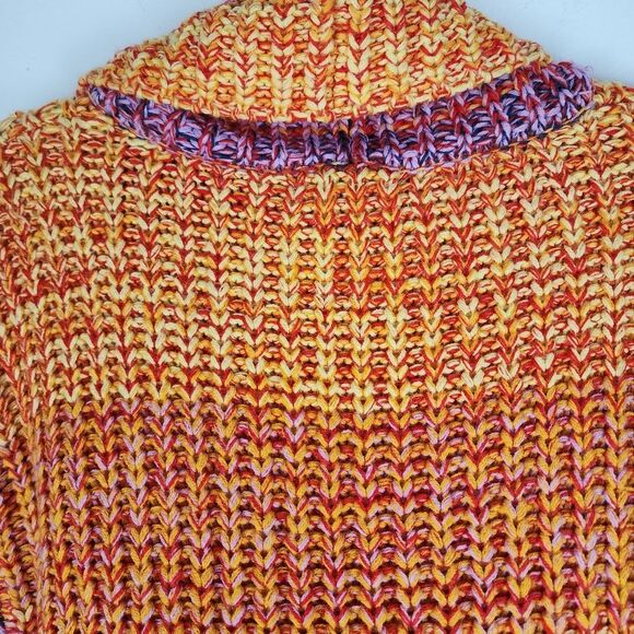 Chelsea & Theodore Multicolor Knit Cowl Neck Sweater Size L - Picture 12 of 16